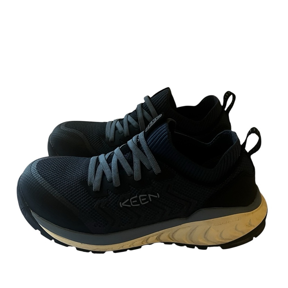 Keen Blue Safety Steel Toe Shoes Sz 7M